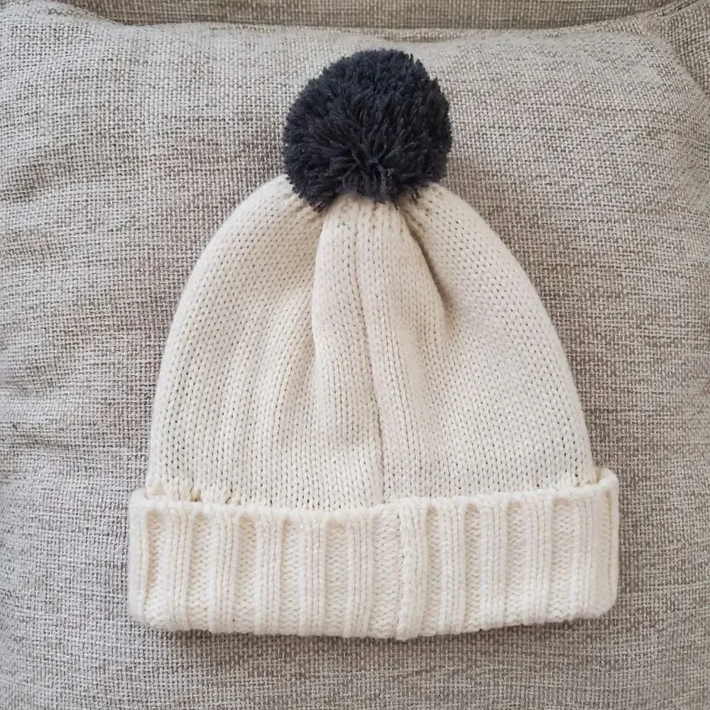 Gap Peace Pom Pom Beanie